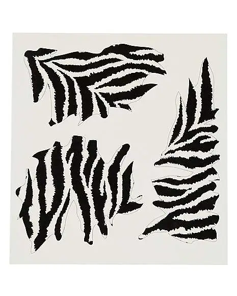 Spirit Halloween Zebra Temporary Tattoos 4 Spirit Halloween Zebra Temporary Tattoos - Image 2