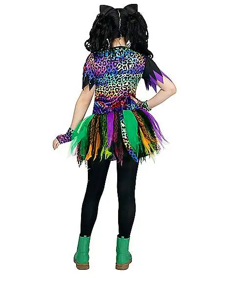 Spirit Halloween Kids Wild Rainbow Cat Costume 4 Spirit Halloween Kids Wild Rainbow Cat Costume - Image 2