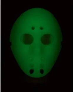 Spirit Halloween Glow In The Dark Hockey Half Mask 9 Spirit Halloween Glow In The Dark Hockey Half Mask -Costume Themes Shop 01501089 d