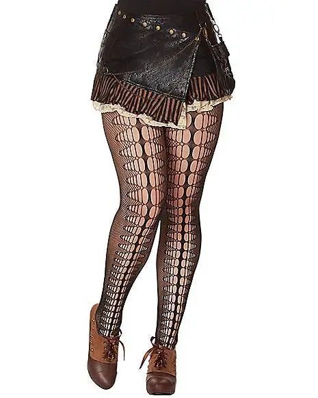 Spirit Halloween Steampunk Crochet Tights 4 Spirit Halloween Steampunk Crochet Tights - Image 2