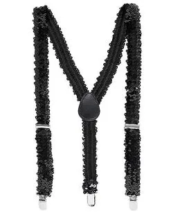 Spirit Halloween Sequin Suspenders -Costume Themes Shop 01502970 a