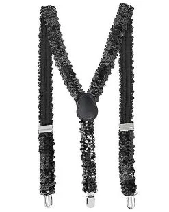 Spirit Halloween Sequin Suspenders -Costume Themes Shop 01502970 b
