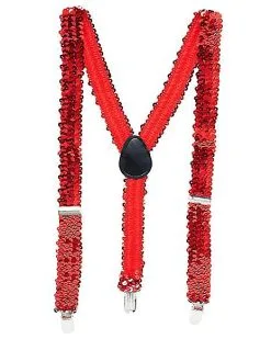 Spirit Halloween Sequin Suspenders