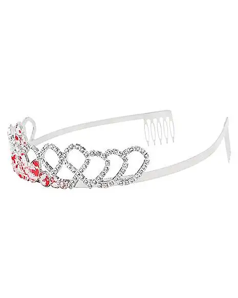 Spirit Halloween Blood Spattered Tiara 4 Spirit Halloween Blood Spattered Tiara - Image 2