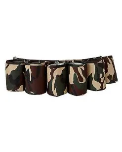 Spirit Halloween Camouflage Beer Belt