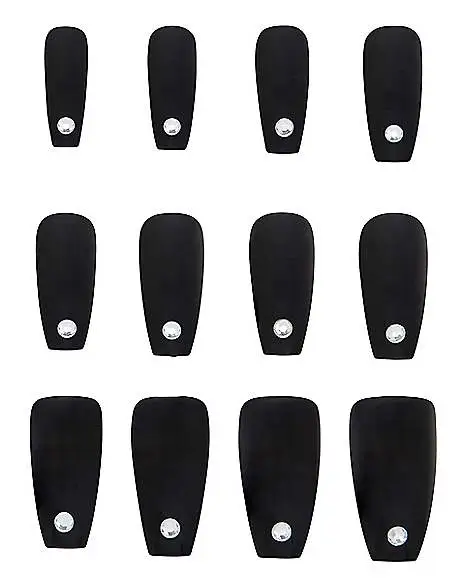 Spirit Halloween '80s Black Press On Nails 3 Spirit Halloween '80s Black Press On Nails