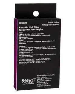Spirit Halloween '80s Black Press On Nails 9 Spirit Halloween '80s Black Press On Nails -Costume Themes Shop 01504679 d