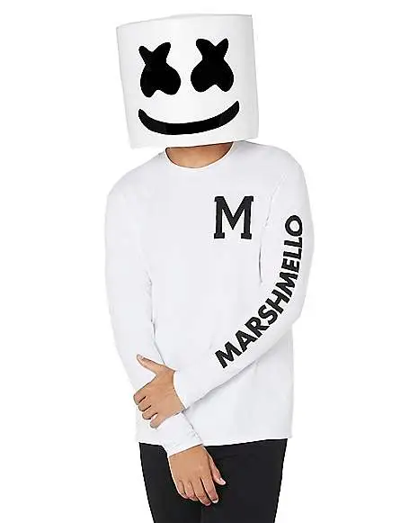 Spirit Halloween Adult Marshmello Costume 3 Spirit Halloween Adult Marshmello Costume