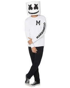Spirit Halloween Adult Marshmello Costume 7 Spirit Halloween Adult Marshmello Costume -Costume Themes Shop 01505759 d
