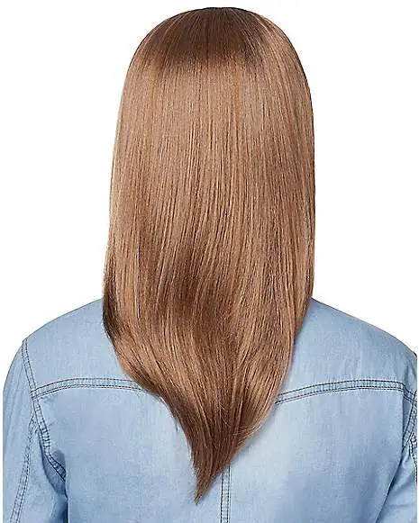 Spirit Halloween '90s Light Brown Flip Wig 4 Spirit Halloween '90s Light Brown Flip Wig - Image 2