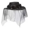 Spirit Halloween Black Veiled Day Of The Dead Flower Hat 1 Spirit Halloween Black Veiled Day Of The Dead Flower Hat -Costume Themes Shop 01507011 a