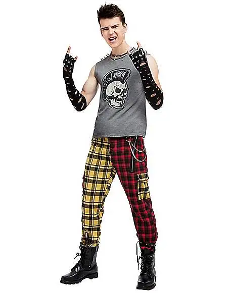 Spirit Halloween Adult Punk Rock Rebel Costume 3 Spirit Halloween Adult Punk Rock Rebel Costume