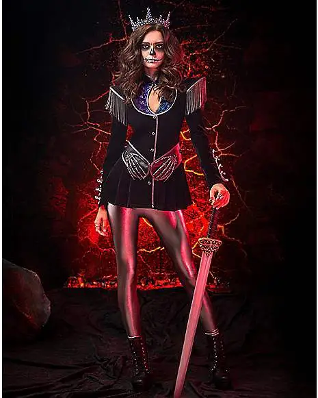 Spirit Halloween Women's Skeleton Royalty Jacket 3 Spirit Halloween Women's Skeleton Royalty Jacket