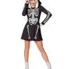 Spirit Halloween Adult Skeleton Hooded Dress -Costume Themes Shop 01508233 a