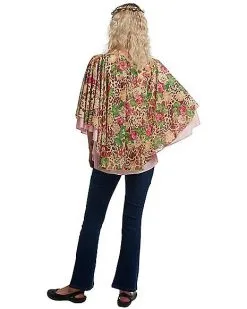 Spirit Halloween Adult Flower Child Costume Kit -Costume Themes Shop 01508365 c