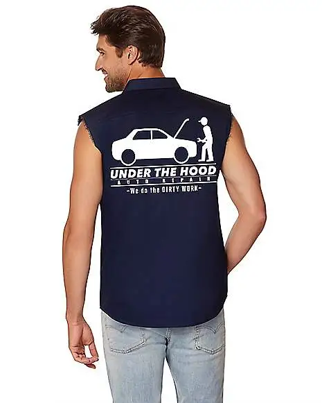 Spirit Halloween Adult Under The Hood Mechanic Vest 4 Spirit Halloween Adult Under The Hood Mechanic Vest - Image 2