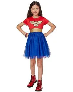 Spirit Halloween Kids Wonder Woman Dress -Costume Themes Shop 01509157 c