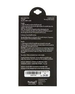 Spirit Halloween Spider Nail Decals -Costume Themes Shop 01517242 c