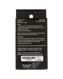 Spirit Halloween Magic Press-On Nails -Costume Themes Shop 01517267 c