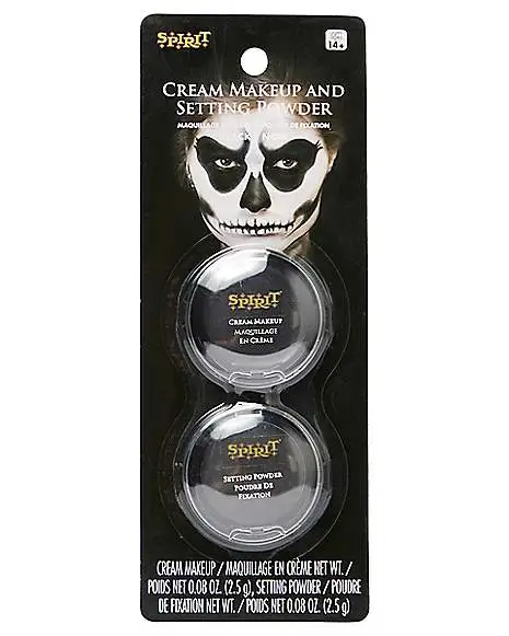 Spirit Halloween Black Cream Makeup And Setting Powder 4 Spirit Halloween Black Cream Makeup And Setting Powder - Image 2