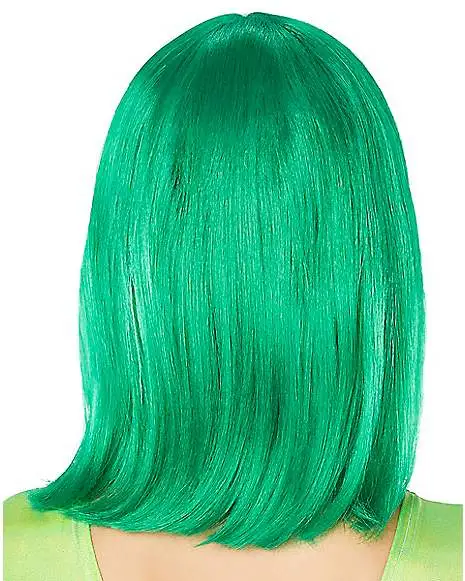 Spirit Halloween Green Pageboy Wig 4 Spirit Halloween Green Pageboy Wig - Image 2