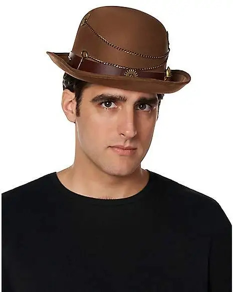 Spirit Halloween Steampunk Bowler Hat 4 Spirit Halloween Steampunk Bowler Hat - Image 2
