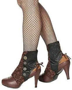 Spirit Halloween Printed Steampunk Shoe Covers