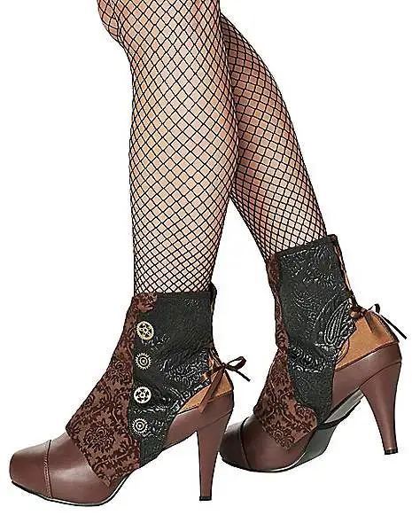 Spirit Halloween Printed Steampunk Shoe Covers 3 Spirit Halloween Printed Steampunk Shoe Covers
