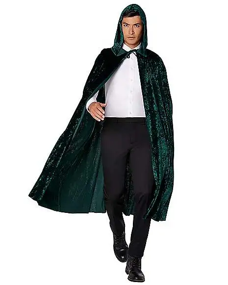 Spirit Halloween Emerald Hooded Cape 3 Spirit Halloween Emerald Hooded Cape