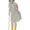 Spirit Halloween Adult Grandma Flower Dress Costume -Costume Themes Shop 01529502 a