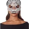 Spirit Halloween White Metal Skeleton Eye Mask 2 Spirit Halloween White Metal Skeleton Eye Mask -Costume Themes Shop 01530740 a