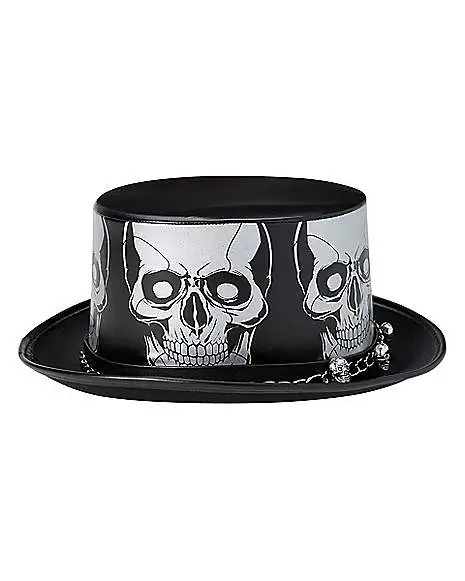 Spirit Halloween Skeleton Top Hat 4 Spirit Halloween Skeleton Top Hat - Image 2