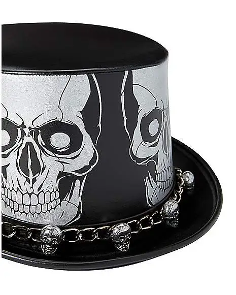 Spirit Halloween Skeleton Top Hat 6 Spirit Halloween Skeleton Top Hat - Image 4