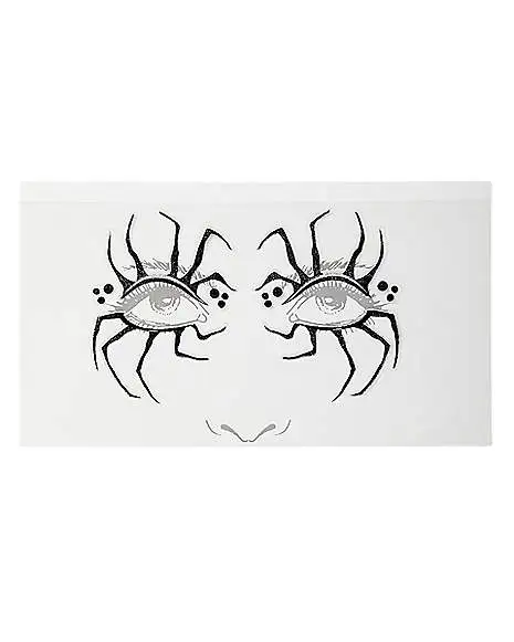 Spirit Halloween Spider Face Decals 3 Spirit Halloween Spider Face Decals