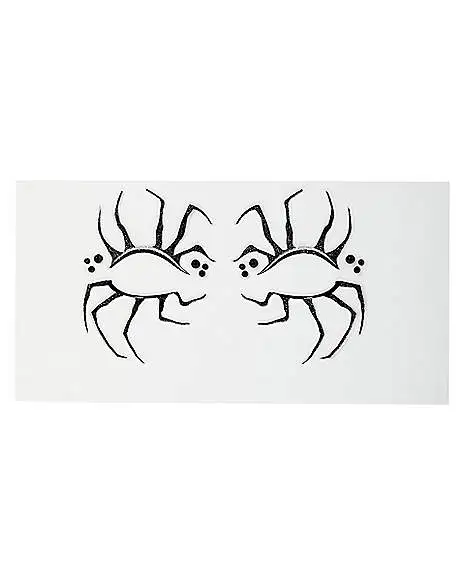 Spirit Halloween Spider Face Decals 4 Spirit Halloween Spider Face Decals - Image 2