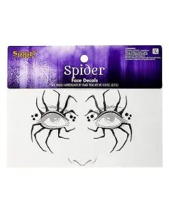 Spirit Halloween Spider Face Decals 7 Spirit Halloween Spider Face Decals -Costume Themes Shop 01531409 c
