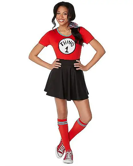Spirit Halloween Adult Thing 1 And Thing 2 Costume Kit - Dr. Seuss 3 Spirit Halloween Adult Thing 1 And Thing 2 Costume Kit - Dr. Seuss