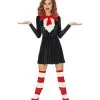 Spirit Halloween Adult Cat In The Hat Dress - Dr. Seuss -Costume Themes Shop 01532423 a