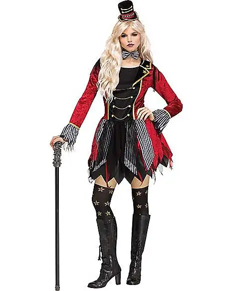 Spirit Halloween Adult Dark Ringmaster Costume 3 Spirit Halloween Adult Dark Ringmaster Costume