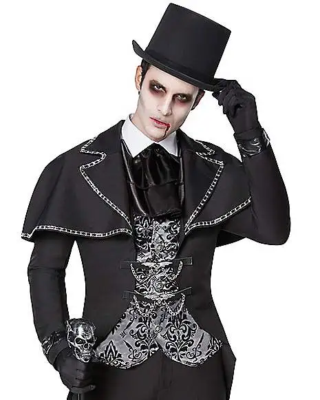 Spirit Halloween Adult Midnight Vampire Costume 6 Spirit Halloween Adult Midnight Vampire Costume - Image 4