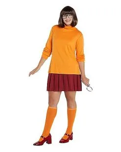 Spirit Halloween Adult Velma Costume - Scooby-Doo -Costume Themes Shop 01538081 c