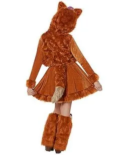 Spirit Halloween Kids Luxurious Fox Costume – The Signature Collection -Costume Themes Shop 01539949 b