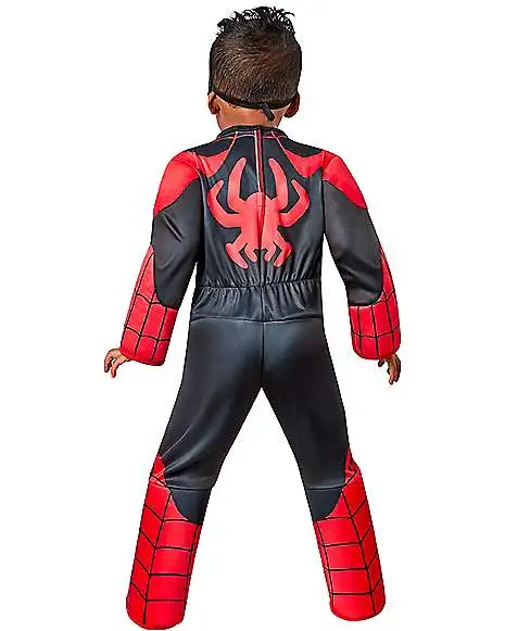 Spirit Halloween Toddler Miles Morales Costume - Spidey And His Amazing Friends 4 Spirit Halloween Toddler Miles Morales Costume - Spidey And His Amazing Friends - Image 2