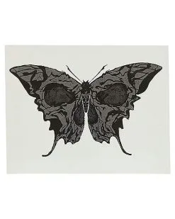 Spirit Halloween Moth Butterfly Temporary Tattoo