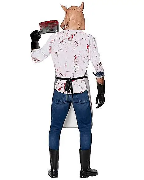 Spirit Halloween Adult Pig Butcher Costume 4 Spirit Halloween Adult Pig Butcher Costume - Image 2