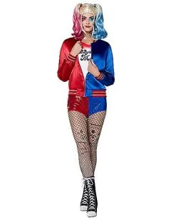 Spirit Halloween Adult Harley Quinn Jacket - Suicide Squad