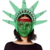 Spirit Halloween EL Wire LED Lady Liberty Half Mask - The Purge -Costume Themes Shop 01546357 a