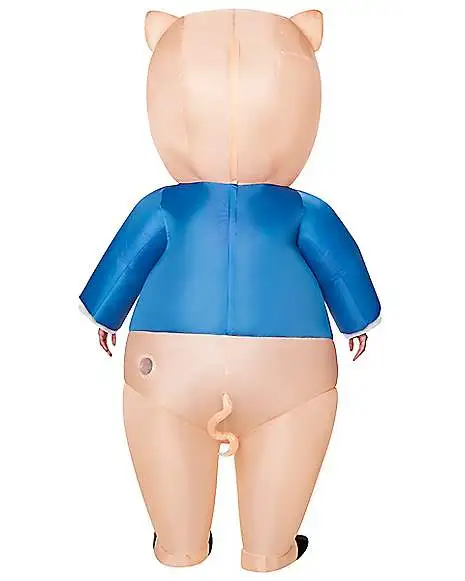 Spirit Halloween Adult Porky Pig Inflatable Costume - Looney Tunes 4 Spirit Halloween Adult Porky Pig Inflatable Costume - Looney Tunes - Image 2