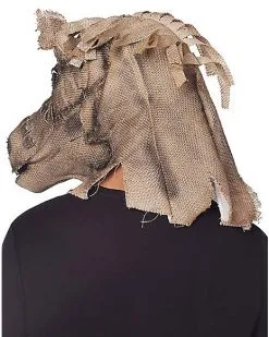 Spirit Halloween Scarecrow Horse Full Mask -Costume Themes Shop 01548304 d