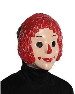 Spirit Halloween Vintage Rag Doll Half Mask -Costume Themes Shop 01548734 c